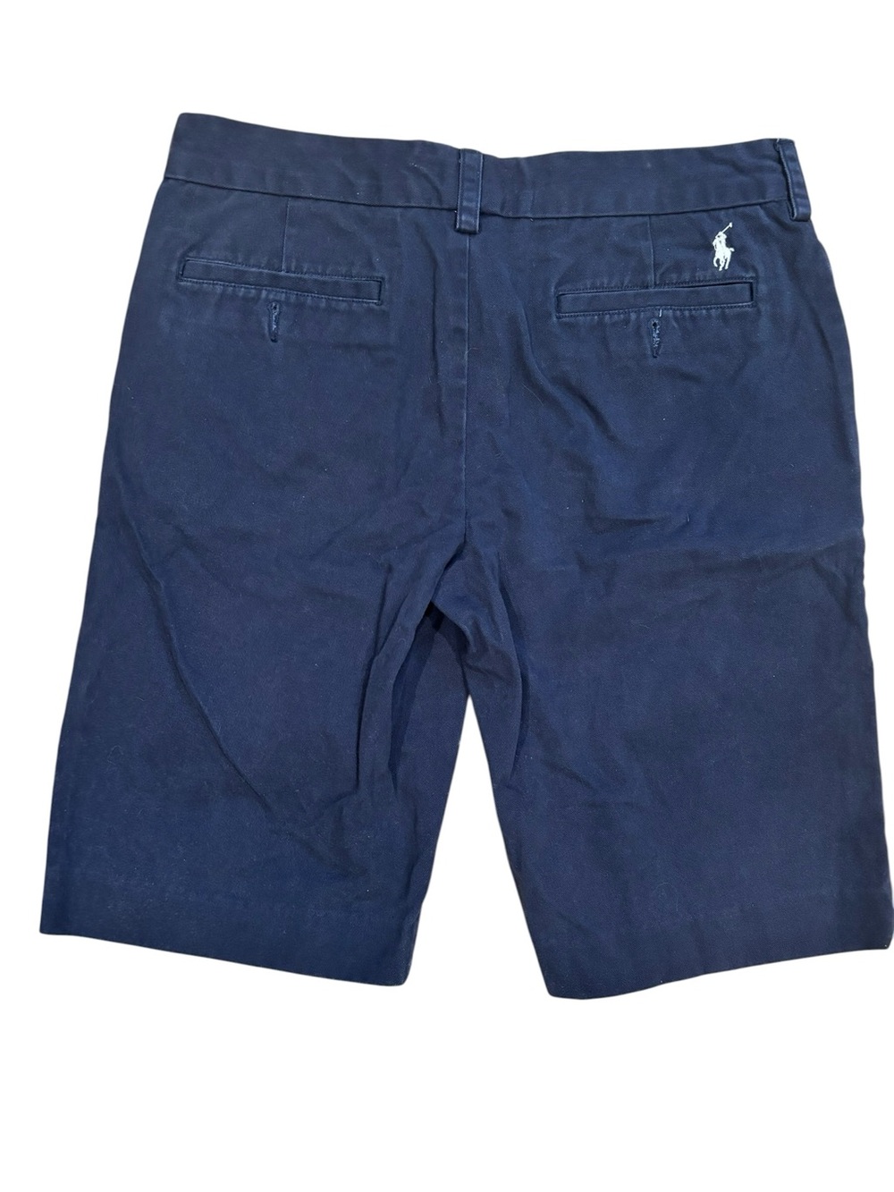 Polo Ralph Lauren Sports Chino Shorts Womens Size 6 Classic Fit 11’’ Navy Blue - Picture 2 of 6